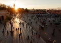 Djemaa El-fna at Marrakech, Morocco