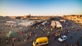 Djemaa el Fna Square in Marrakech Timelapse