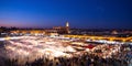 plaza djem el fnaa marrakech Royalty Free Stock Photo