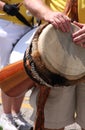 Djembe hand drum Royalty Free Stock Photo