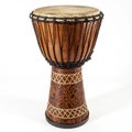 Djembe isolated on transparent background Royalty Free Stock Photo