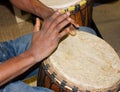 Djembe player Royalty Free Stock Photo