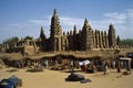 Djenne mosque: a majestic masterpiece in mali Royalty Free Stock Photo