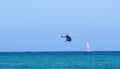 Djerba - helicopter and boat
