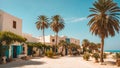 Djerba Island in Tunisia coastline