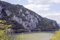 Djerdap National Park. Danube Gorge riverbed.