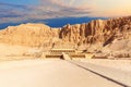 The Djeser-Djeseru or the Mortuary Temple of Hatshepsut, main view, Luxor, Egypt