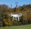 DJI Phantom 4 Pro drone flying Royalty Free Stock Photo