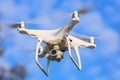 DJI Phantom 4 Pro drone flying Royalty Free Stock Photo