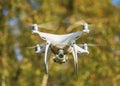 DJI Phantom 4 Pro drone flying Royalty Free Stock Photo