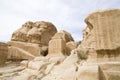 Djinn block in ancient Petra, Jordan