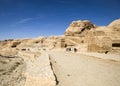 Djinn Blocks - ancient tombs, Petra, Jordan Royalty Free Stock Photo