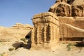 Djinn Blocks in Petra, Jordan Royalty Free Stock Photo