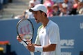 Djokovic Novak in QF of US Open 2008 (93) Royalty Free Stock Photo