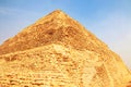 The Djoser Pyramid, the first pyramid erected in the Sahara desert, Egypt. Step Pyramid in Saqqara Royalty Free Stock Photo