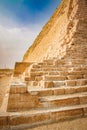 The Djoser Pyramid, the first pyramid erected in the Sahara desert, Egypt. Step Pyramid in Saqqara
