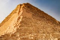 The Djoser Pyramid, the first pyramid erected in the Sahara desert, Egypt. Step Pyramid in Saqqara Royalty Free Stock Photo