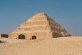 Djoser pyramid Step Pyramid, is an archaeological remain in the Saqqara necropolis, Egypt Royalty Free Stock Photo