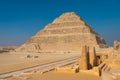 Djoser or Step Pyramid the first pyramid built in Egypt, Saqqara, Egypt Royalty Free Stock Photo