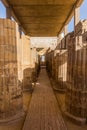 Djoser (Zoser) hypostyle hall in Saqqara, Egy Royalty Free Stock Photo