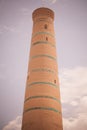 Djuma Mosque Minaret in Khiva Royalty Free Stock Photo