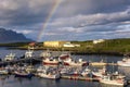 DJUPIVOGUR, AUSTURLAND/ICELAND - AUGUST 10, 2019: Djupivogur Harbor