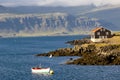 Djupivogur - Icelandic fishing town. Royalty Free Stock Photo