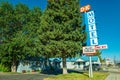 The DK Motel in the heart of Arco, Idaho, USA - August 16, 2013