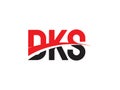 DKS Letter Initial Logo Design Vector Illustration Royalty Free Stock Photo
