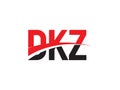 DKZ Letter Initial Logo Design Vector Illustration Royalty Free Stock Photo