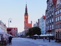 Dlugi Targ Street in Gdansk, Poland Royalty Free Stock Photo