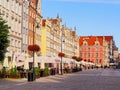 Dlugi Targ Street in Gdansk, Poland