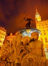 Dlugi Targ Street in Gdansk, Poland Royalty Free Stock Photo