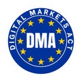 DMA digital markets act symbol icon Royalty Free Stock Photo