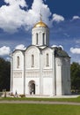 Dmitrov white stone Cathedral of the 12th century in Vladimir
