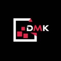 DMK creative minimalist letter logo. DMK unique vector initials alphabet letter logo design Royalty Free Stock Photo