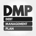 DMP - Debt Management Plan acronym