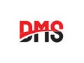 DMS Letter Initial Logo Design Vector Illustration Royalty Free Stock Photo