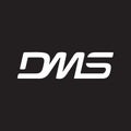 DMS letter logo design on black background.DMS creative initials letter logo concept.DMS letter design Royalty Free Stock Photo