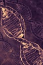 Dna background Royalty Free Stock Photo