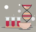 dna blood sample Royalty Free Stock Photo