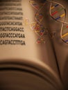 DNA Book Royalty Free Stock Photo
