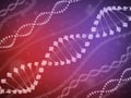 DNA chain abstract 3d rendering Royalty Free Stock Photo