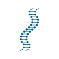 DNA Chromosome science genetic logo design