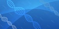 DNA Deoxyribonucleic acid abstract Structure header Royalty Free Stock Photo