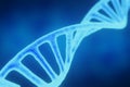 DNA.Deoxyribonucleic acid.DNA helix..3D rendering Royalty Free Stock Photo