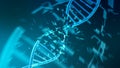 Dna disorder, genetic mutation Royalty Free Stock Photo