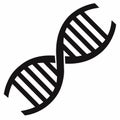 DNA Double Helix Genetic Code Icon Royalty Free Stock Photo