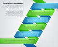DNA Double Helix Infographic Royalty Free Stock Photo