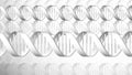 DNA Double Helix Molecule Background Royalty Free Stock Photo